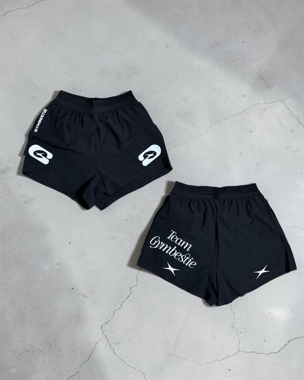 TEAM GYMBESTIE RUNNING SHORTS
