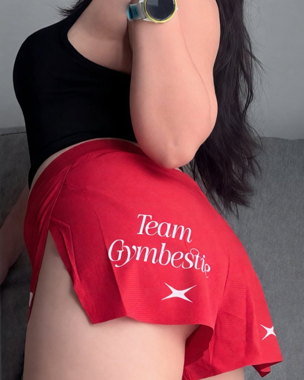 TEAM GYMBESTIE RUNNING SHORTS